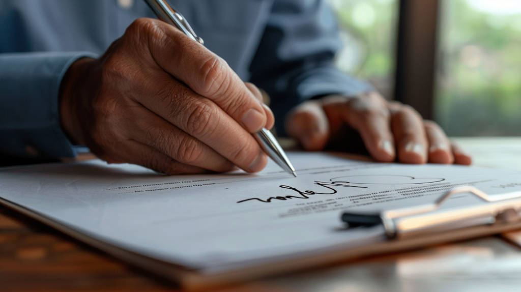 Contractor warranty document for San Jose bathroom project