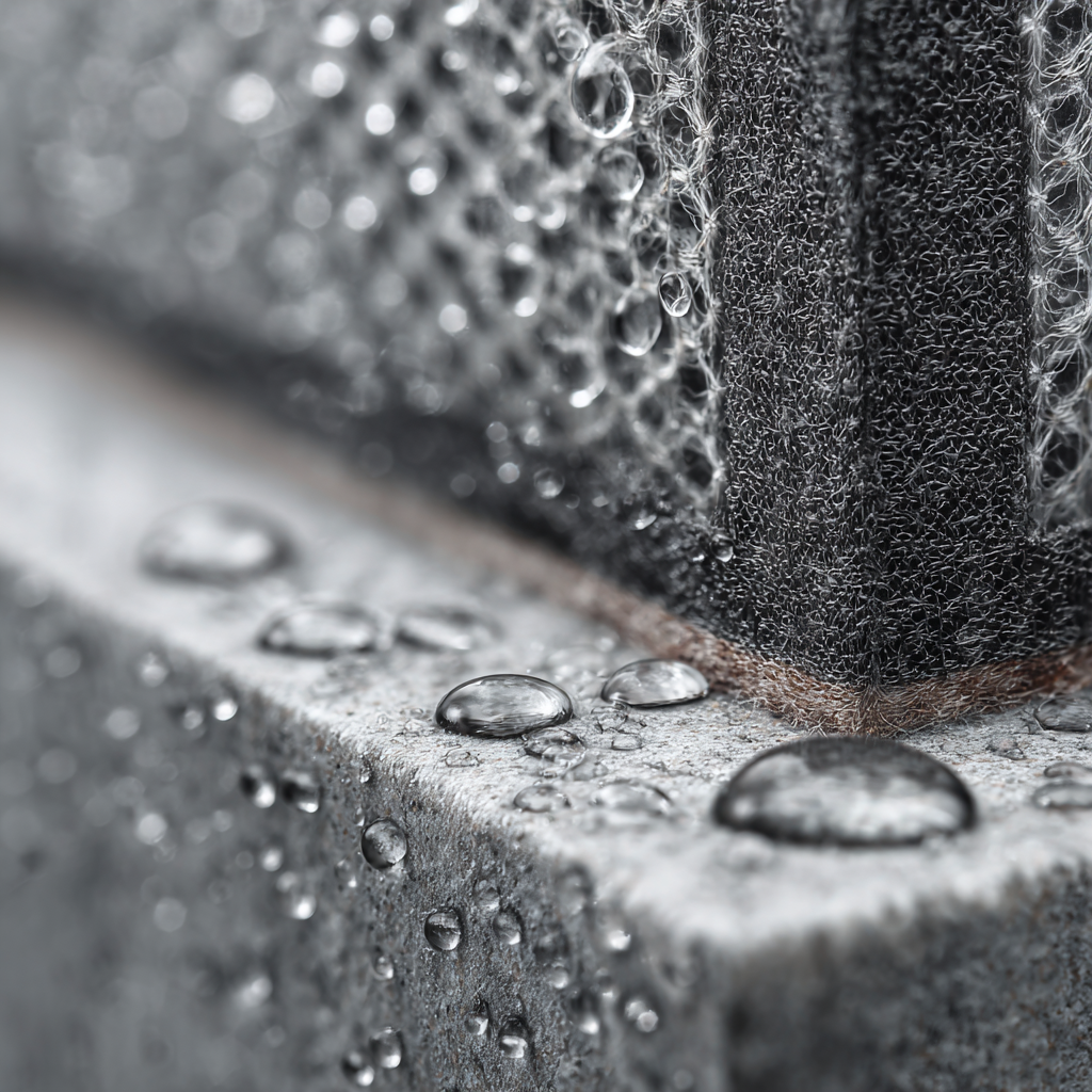 Reinforced inside corner with fabric and liquid membrane